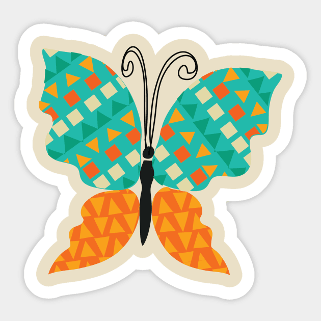 pretty butterfly Sticker by tfinn